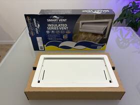 1540-524 White Smart Vent Insulated Foundation Flood Garage Door
