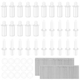 Wulitaotao Tao-125 125 Pcs Repair Plantation Shutters Tool Set Shutter Louvers White