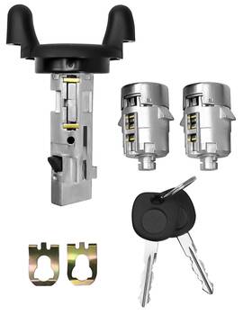 Islc0505 Wumzij Ignition Switch Lock Cylinder And Pair Front Door With Keys Fit