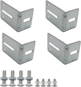 Xadnitu 726084473270 Garage Door Track Jamb Bracket J6 Heavy Duty With 12 Gauge Steel