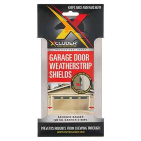 Xcluder 445035723785 8 Inch X 1 Stainless Steel Door Strips Pack Of 2 Rodent Proof Garage