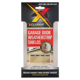 Xcluder 726084967151 8 Inch X 1 Stainless Steel Door Strips Pack Of 4 Rodent Proof Garage