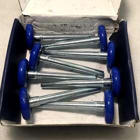 Xike 445005296288 8 Pack Blue 2 Inch Nylon Garage Door Roller 4 Stem Quiet/durable And High Lo