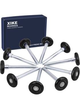 6200-2rs Xike 713072778172 10 Pk Black 2 Inch Nylon Garage Door Roller 4 Stem Quiet/durable. Bearing/6200-2rs