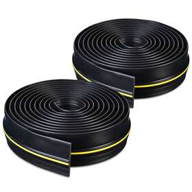 Yescom 33grd003-20ft-06x2 20ft Garage Door Bottom Threshold Sealing Strip Diy Pvc Floor Barrier 2 Packs