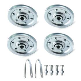 Yhpulley-1 Yhdoor 752664472012 Garage Door 3 Inch Pulley Kits Including 2 Stationary Pulleys And Rear Wh