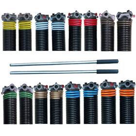 Yhdoor 780279551242 Pair Of 2 Inch Garage Door Torsion Springs With Non-slip Winding Bars Quality Pr