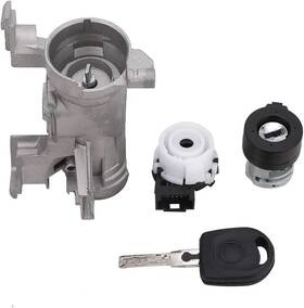 Yinlowa 708686970708 Ignition Switch Lock Cylinder And Steering Column Housing With Keys - Replace