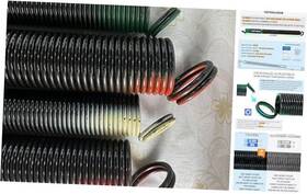 Yt-gdes-7-220 Yotoolgds Pair Of 220 Lbs Heavy Duty Garage Door Extension Springs Stretch Green