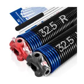 Yt-ts-262-258-325 Yotoolgds Pair Of 2 5/8 Inch Garage Door Torsion Springs Set With Non-slip Winding Bars&glo
