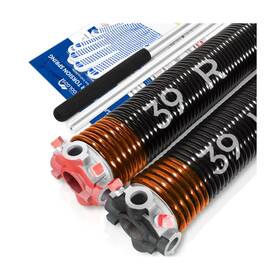 Yt-ts-273-2-39 Yotoolgds Pair Of 2 Inch Garage Door Torsion Springs Set With Non-slip Winding Bars And Glove