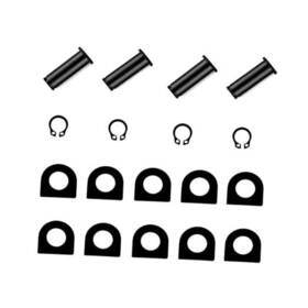 Yymoto 45041-01a 4 Pack Motorcycle Footpeg Mount Pin Hardware Kit Replacement Clevis Black#2s