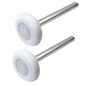 Yzvnhor 762316618859 2 Packs 1.8 Inch Nylon Garage Door Roller 4 Stem Quiet Wheels For G