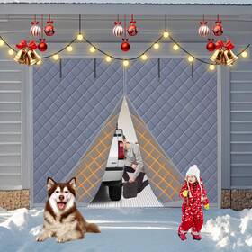 Dc-p01 Zeiweo Garage Screen Doors For Winter 1 Car 9 8ft Door Insul