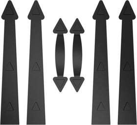 Zekoo 313042954935 Garage Door Magnetic Decorative Hardware Kit Magnets Accents F