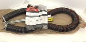 Zt-070  Zhent Garage Door Torsion Springs Pair 0.218x2ftftx25ftft Black Winding Bars