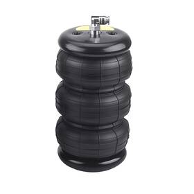 Zhsymx 3e2200-lzq Universal Air Suspension Spring Triple Bellow Standard 2500 Lb 1/4 Inch Npt Single