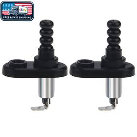 Zookoto 445032710719 2pcs Universal Waterproof Rubber Booted Pin Switch Flange Mount Product