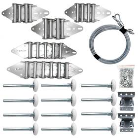 Wwd-hh02 Zuiwan Garage Door Hinges And Rollers Tune Up Kit Parts Hardware
