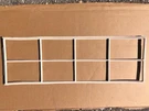 Garage Door Window Insert, Wayne Dalton, Sonoma, Stockton 8 Lite, Desert Tan. Fixed Price $39.95.