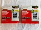 (2) Frost King V83/3 42 X 62 1.5MIL Heavy Duty Window Insulation Shrink 3/KIT. Fixed Price $13.95.