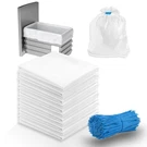 Miumoon 60PACK Trash Compactor Bags With Prepunched Holes For Attaching, 2.6 .... Fixed Price $67.60.