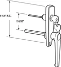 Prime-line 6 In. W X 3-1/8 Diecast Handle. Fixed Price $47.15.