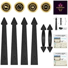 Faux Hinges & Handles - Magnetic Garage Door Set For Quick Curb Appeal Upgrade. Fixed Price $29.99.