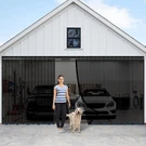 Sliding Garage Screen 16X7FT For Car Doors, Fiberglass 4250G/9.4. Fixed Price $113.41.