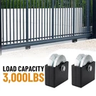 2 Sets 4''V-GROOVE Slide Gate Wheel With Welded Bracket Box Heavy Duty Sliding. Fixed Price $53.99.