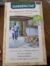 Gardenline Xl Magnetic Fly Screen Black 8X9 Ft Fits Single Garage Doors & Rvs. Fixed Price $26.99.