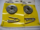 Stanley #73-0710, 3" Pulley And Fork Sectional Garage Doors, Lot Of 2, New. Fixed Price $10.00.