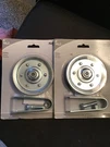 Lot Of National Hardware N280-537 4 Inch Door Pulleys, Steel, Galvanized. Fixed Price $19.99.
