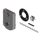 Rolling Sheet Door 4.5:1 Jr Hoist W/ 41A40 3 Inch Id Sprocket. Fixed Price $111.39.