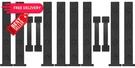 Hillmaster Pack Magnetic Garage Decorative 2-CAR Door, Black. Fixed Price $49.99.