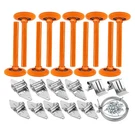 Garage Door Hardware Kit, Roller/hinge/top Bracket/wire Rope, 2" .... Fixed Price $68.07.