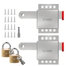 2 Pack Garage Door Locks With Self Tapping Screws Inside Deadlock For Most Ga.... Fixed Price $21.19.