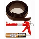 10.25 Ft. Brown Garage Door Threshold Seal Kit. Fixed Price $82.45.