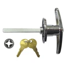 Garage Door Keyed Handle Lock With 2 Keys Universal Replacement. Fixed Price $15.50.