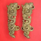Dragon Design Antique Style Home Wall Decor Figure Handmade Brass Door Handles. Fixed Price $70.73.