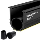 Vuaohiy Garage Door Weather Stripping Bottom Seal 12 Ft T-end, Feet, Black. Fixed Price $31.18.