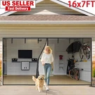 Garage Door Screen Magnetic Single Heavy Duty Mosquito Insects Mesh 16X7FT. Fixed Price $32.98.