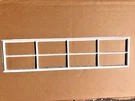 Garage Door Window Insert, Wayne Dalton, Long Panel, Stockton 8 Lite, White. Fixed Price $39.95.