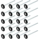 Sheutsan 20 Pack Inch Black Nylon Garage Door Rollers, Sealed. Fixed Price $35.96.