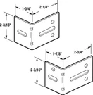 Prime-line GD52220 Steel Silver Bracket 2-3/16 W X 2-1/4 And 2-3/4 In.. Fixed Price $14.35.