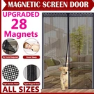 Magnetic Screen Door Mesh Curtain Durable Heavy Duty Mosquito Bug Hands Free. Fixed Price $17.99.