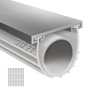 Storystore Garage Door Seals Bottom Rubber Pre-drilled Aluminum Track Retainer. Fixed Price $170.92.