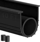 Myfamirea Garage Door Bottom Seals Rubber Ft, BLACK-5/16"T-ENDS. Fixed Price $32.79.