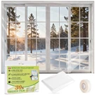 Flyzzz Patio Door Window Insulation Kit, 84X120IN Heavy Duty (0.9 Mil) Winter.... Fixed Price $22.39.