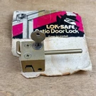 Vintage Keyed Patio Door Lock Top W For Sliding Gliding Back All-rite. Fixed Price $22.99.
